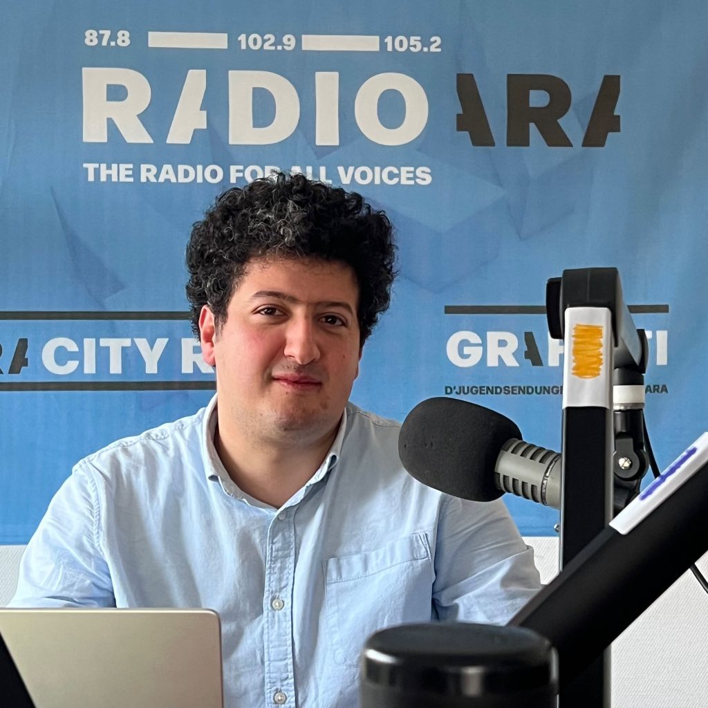 Mohammed Zanboa at Radio ARA — Bistro Chez Nicolas